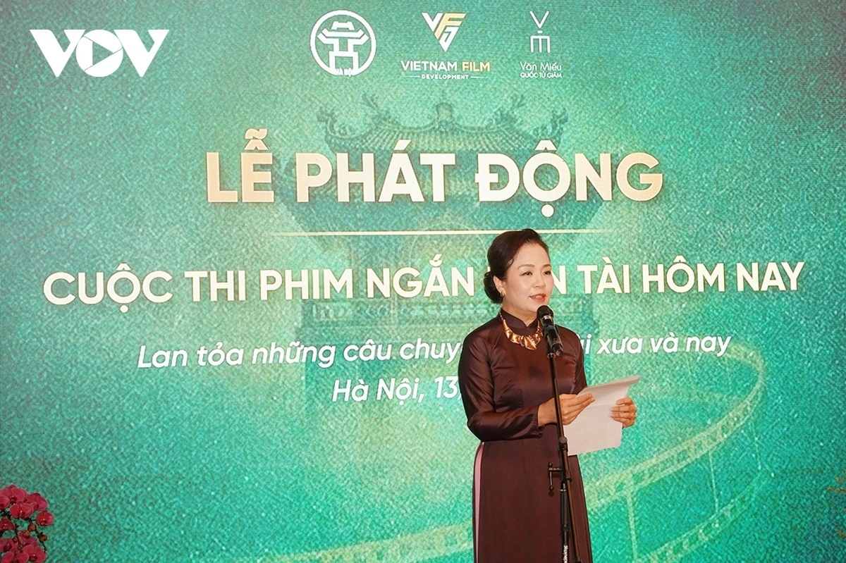 La presidenta de la Asociación de Promoción del Cine de Vietnam, Ngo Phuong Lan. Foto: Ha Phuong VOV