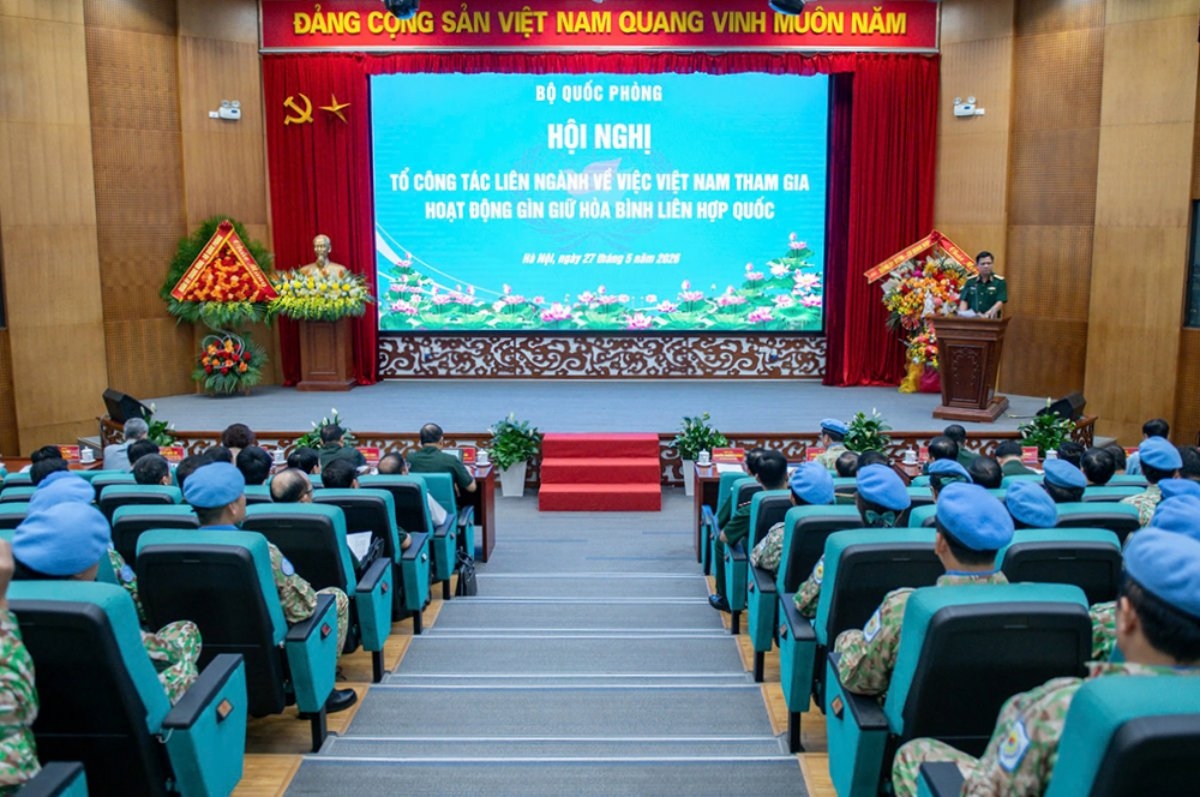 Panorama konferensi. Foto: Departemen Pemeliharaan Perdamaian Vietnam.