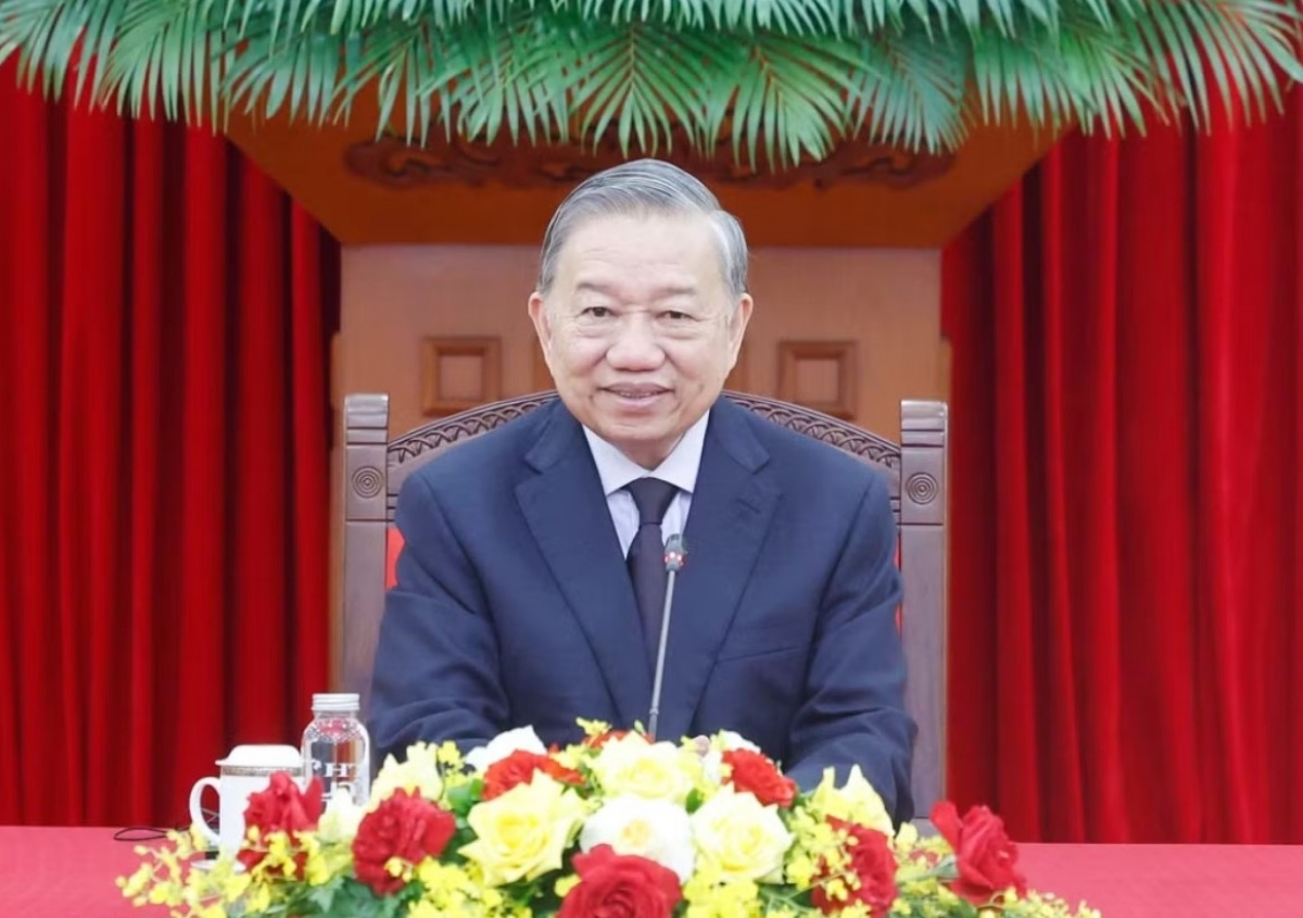 Sekjen, Presiden To Lam. Foto: VNA
