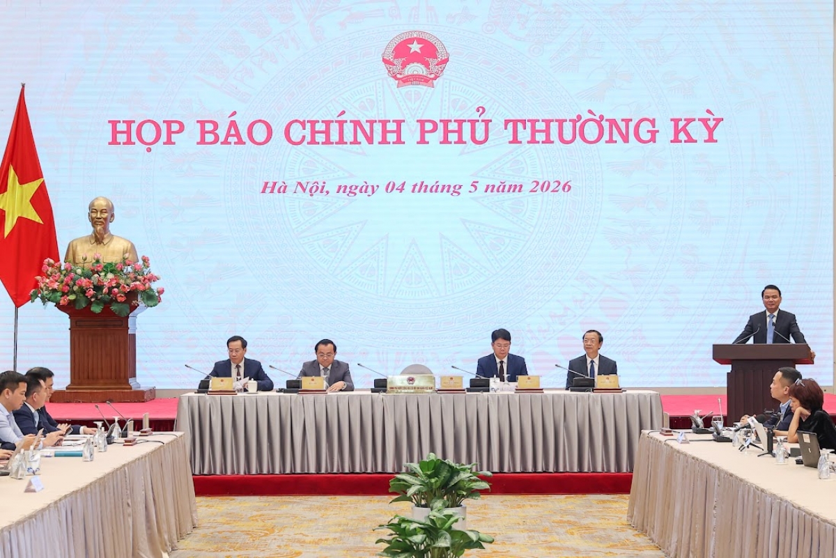 ກອງ​ປະ​ຊຸມ​ວຽກ​ງານ​ຖ​ະ​ແຫຼງ​ຂ່າວ​ລັດ​ຖະ​ບານ (ພາບ: VGP)