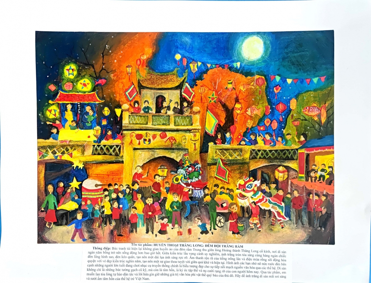 Das Bild der 11-jährige Do Ngoc Nhi aus der Stadt Hai Phong. (Foto: Art Tree)