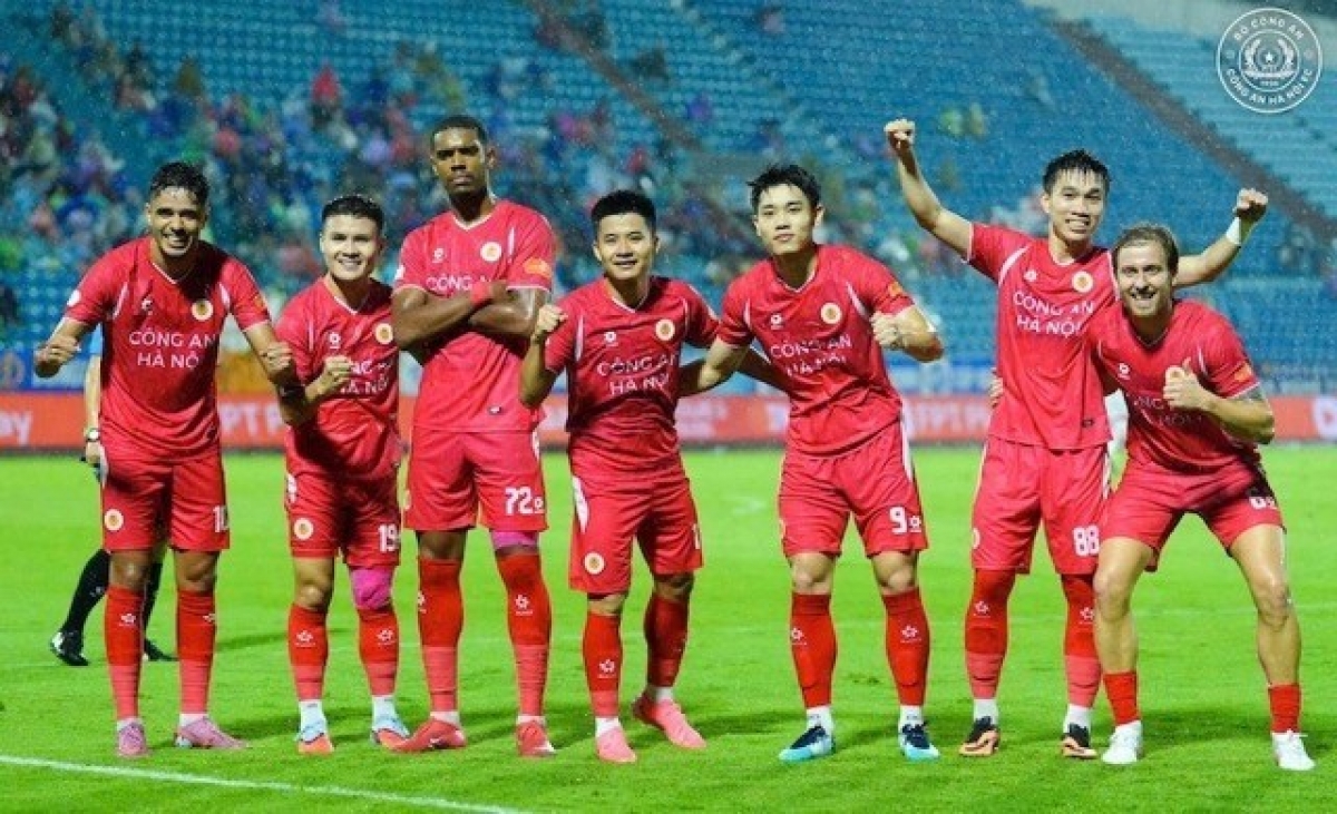Der Klub der Hanoier Polizei wird am Champions League Two teilnehmen. (Foto: laodong.vn)