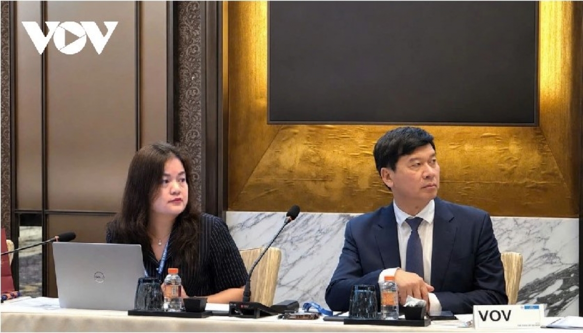 Phó Tổng Giám đốc Ngô Minh Hiển cùng đại biểu đại diện Đài Tiếng nói Việt Nam tham dự Cuộc họp Hội đồng Quản trị Hiệp hội Phát thanh Truyền hình châu Á – Thái Bình Dương lần thứ 121.