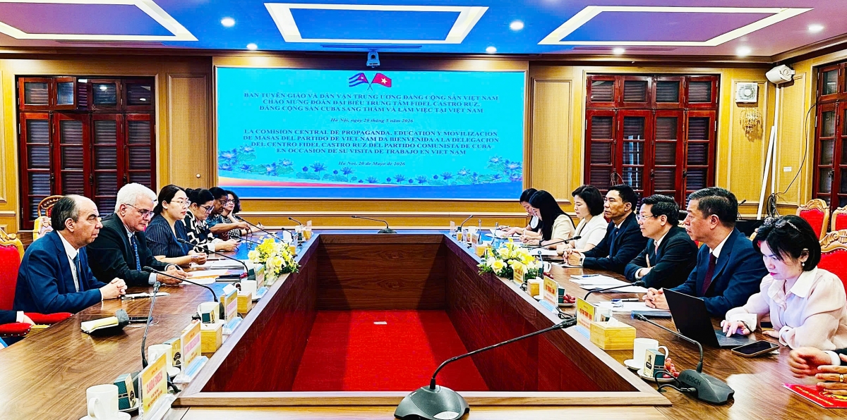 Toàn cảnh buổi làm việc. - Ảnh: Lê Phương/VOV5