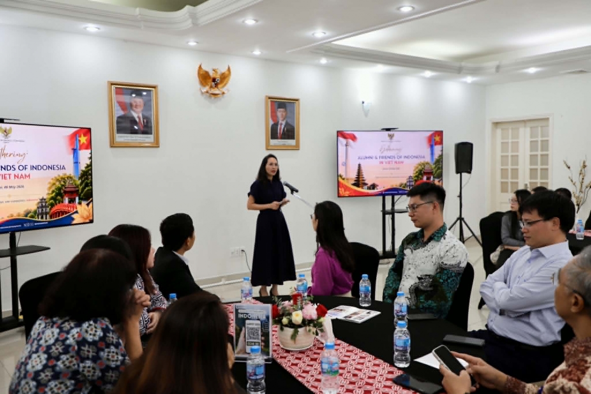 Chị Nguyễn Thị Nhài, Phó trưởng phòng Hợp tác Quốc tế, Trường Đại học Hà Nội. - Nguồn ảnh: Đại sứ quán Indonesia tại Việt Nam