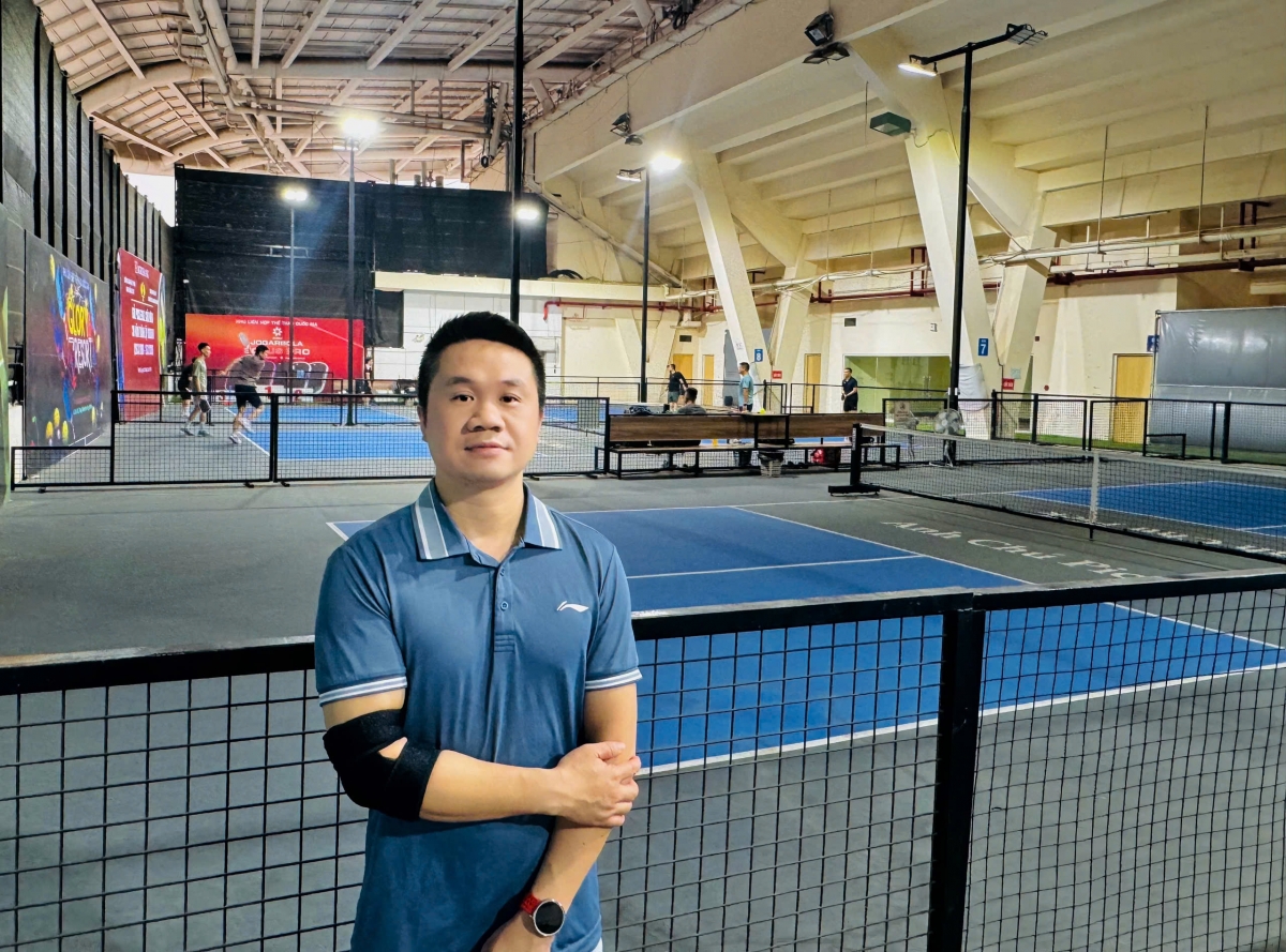 Anh Nguyễn Việt Huy tham gia môn pickleball từ một vài năm trước. 