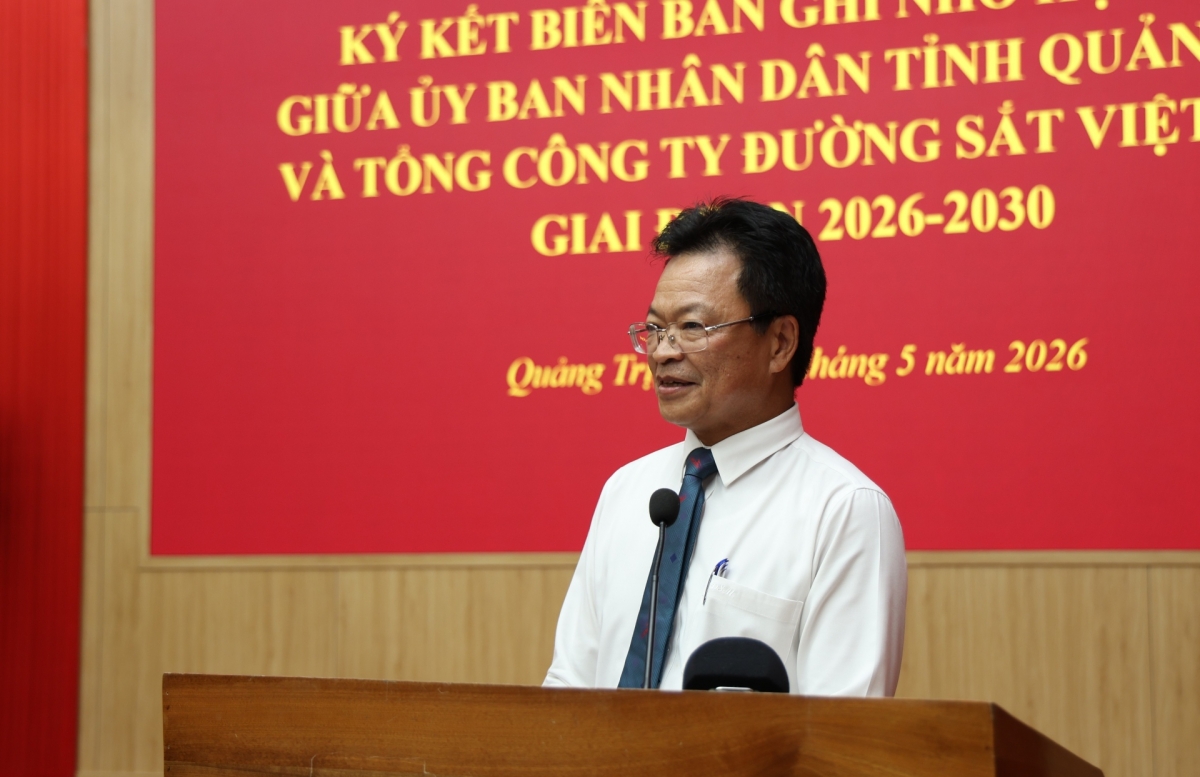 Ông Đặng Sỹ Mạnh, Chủ tịch Hội đồng thành viên Tổng Công ty Đường sắt Việt Nam. Ảnh: Thanh Hiếu/VOV-Miền Trung