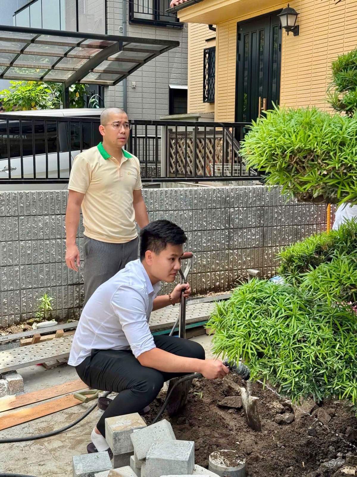 Chùa Đại Ân ở Tokyo đang trong giai đoạn gấp rút hoàn thành.