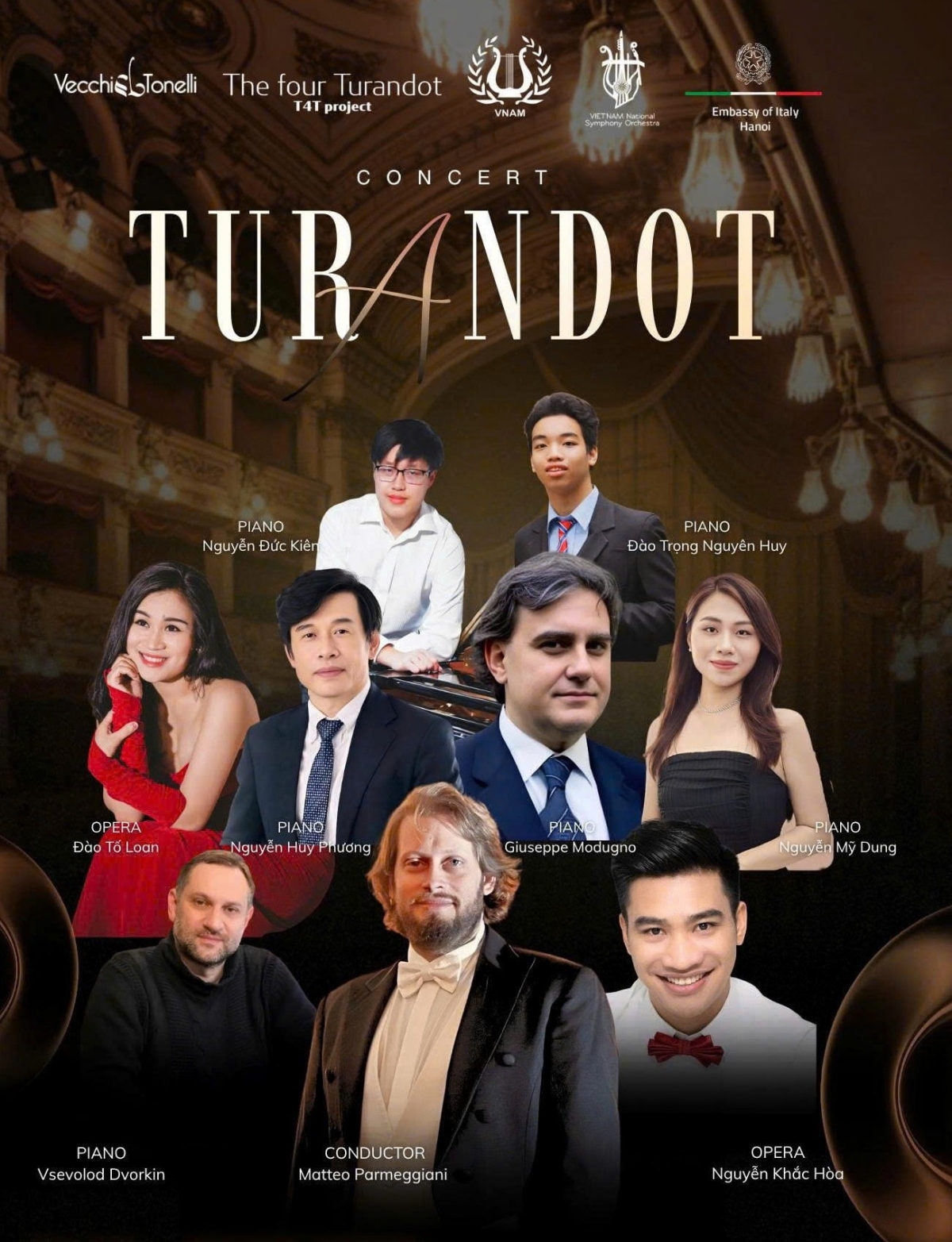 Viele berühmte Künstler im In- und Ausland versammeln sich im Turandot-Konzert. (Foto: thethaovanhoa.vn)