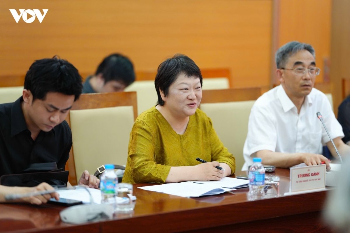 Ông Phàm Đồng Mẫn, Phó Cục trưởng Cục Phát thanh - Truyền hình tỉnh Vân Nam, Trung Quốc. Ảnh: Đinh Trung