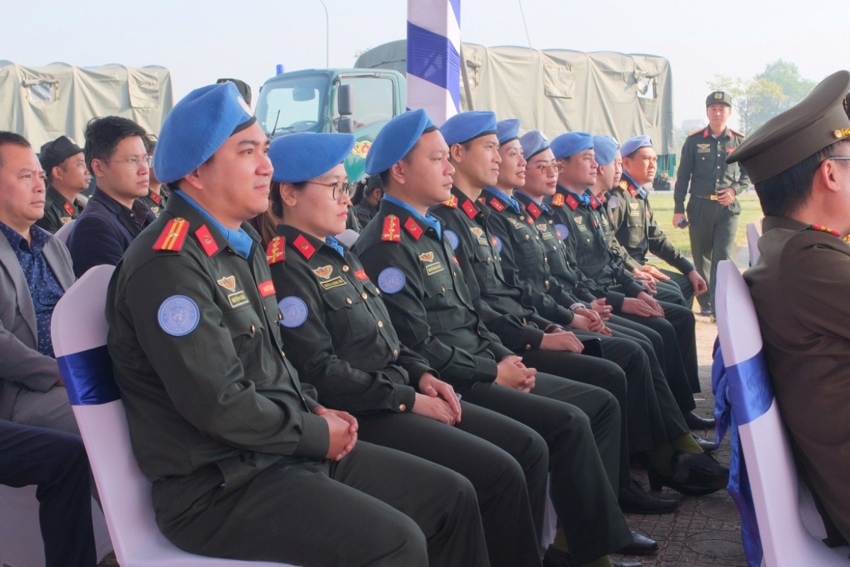 Vietnam cuenta actualmente con 273 militares y oficiales del Ministerio de Seguridad Pública desplegados en misiones de mantenimiento de la paz. Foto: Ministerio de Seguridad Pública