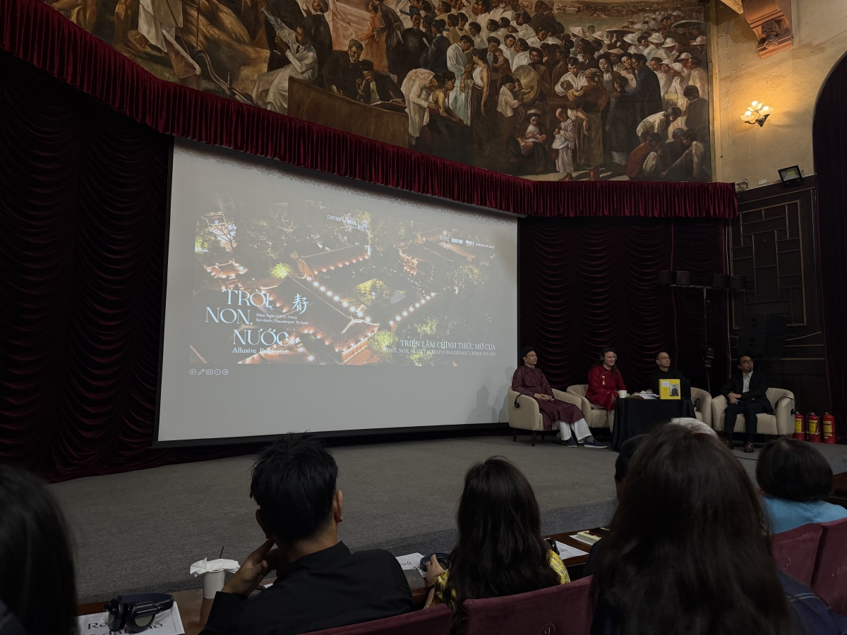 L’espace où s’est déroulé l’événement. Photo: Quynh Anh