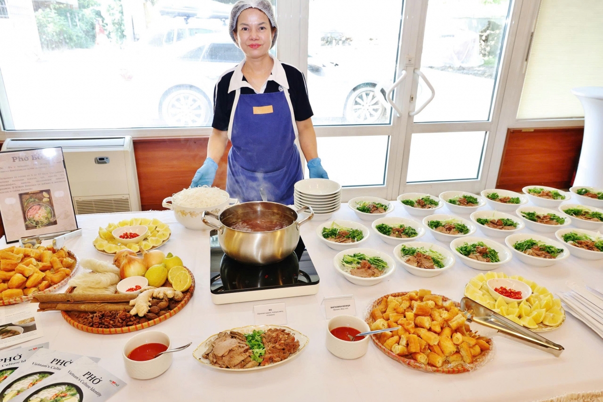  Một trong chuỗi sự kiện diễn ra ở Bungaria trong khuôn khổ Tuần lễ Phở Châu Âu.<br>
Ảnh nccc