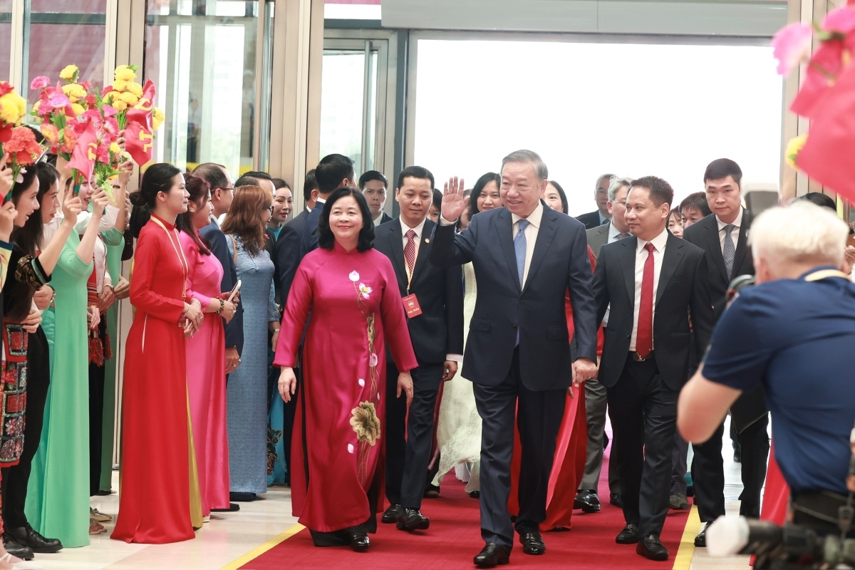 トー・ラム書記長・国家主席　開会式に臨む<br>
写真：Doãn Tấn/TTXVN 