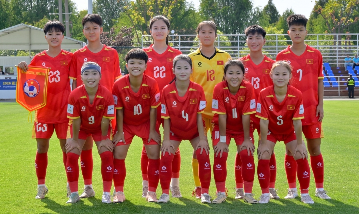 Die vietnamesische U17-Fußballmannschaft der Frauen. (Foto: tuoitre.vn)