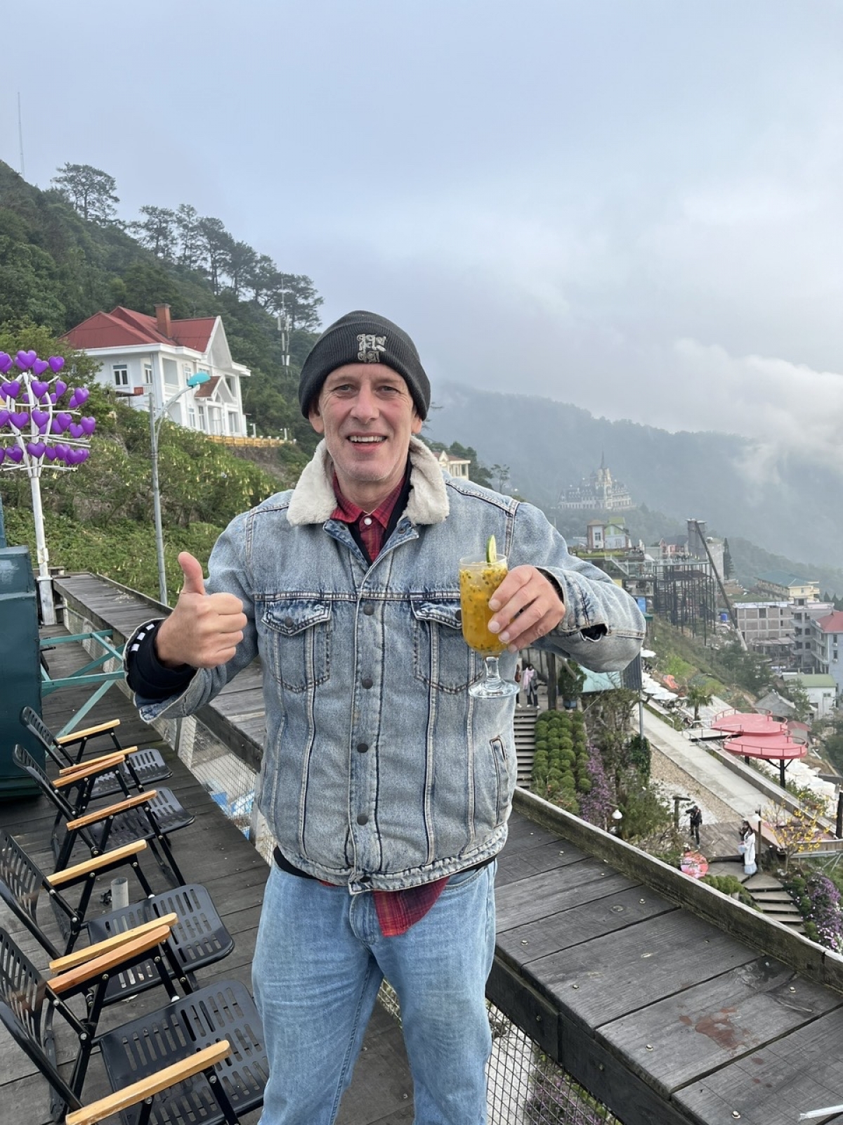 Michael visits Tam Dao, Vietnam. (Photo: Michael Clarkson)