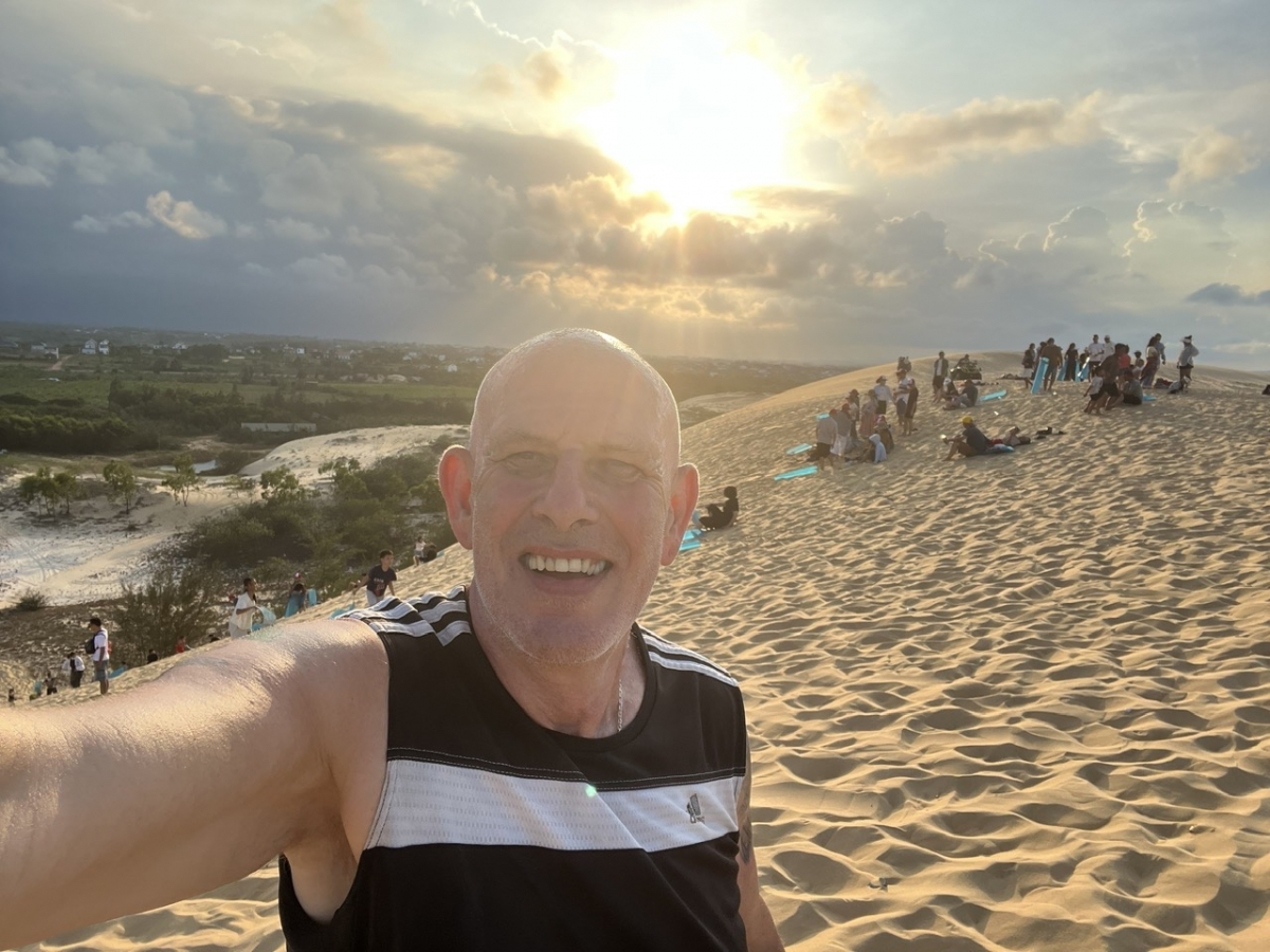 Sand dunes in Dong Hoi, Quang Tri. (Photo: Michael Clarkson) 