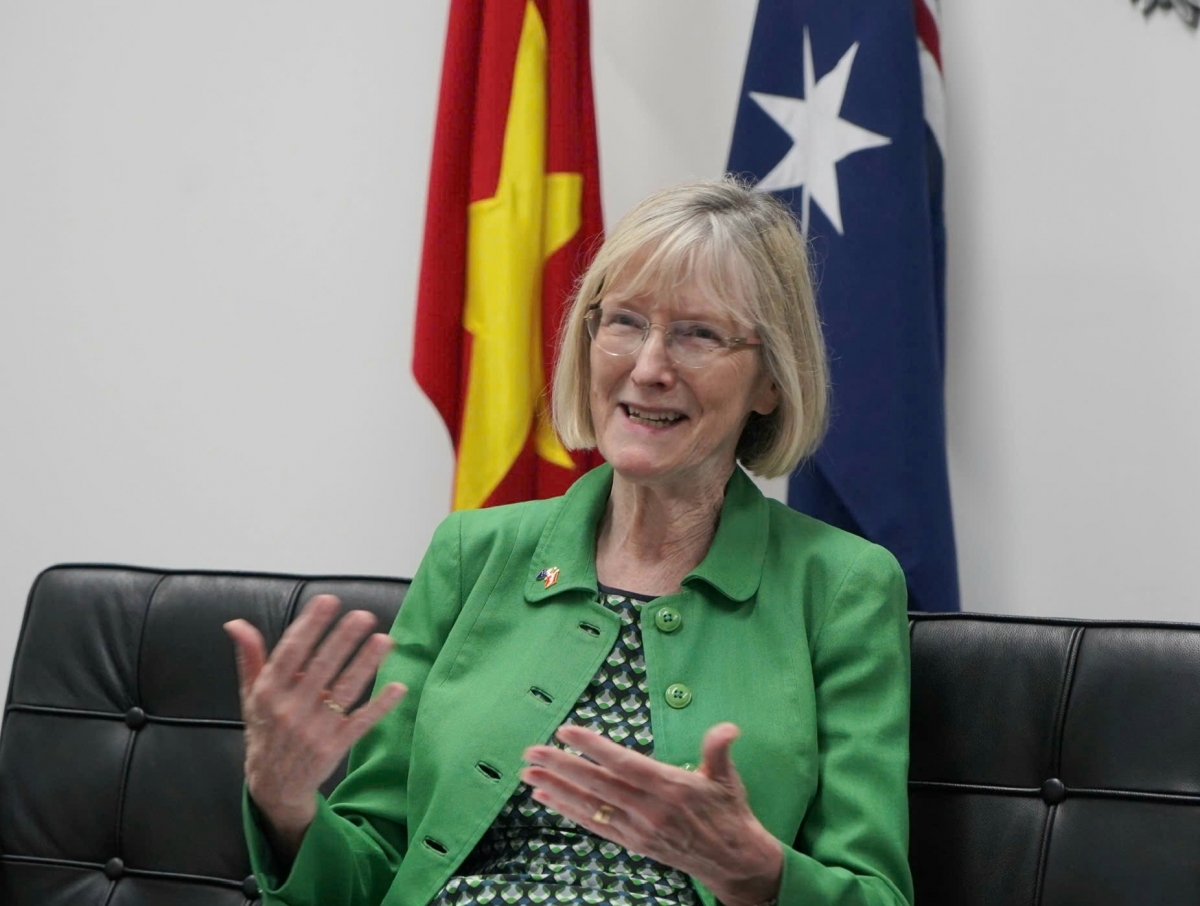 Australian Ambassador to Vietnam Gillian Bird highly appreciates Vietnam's role. (Photo: VOV)