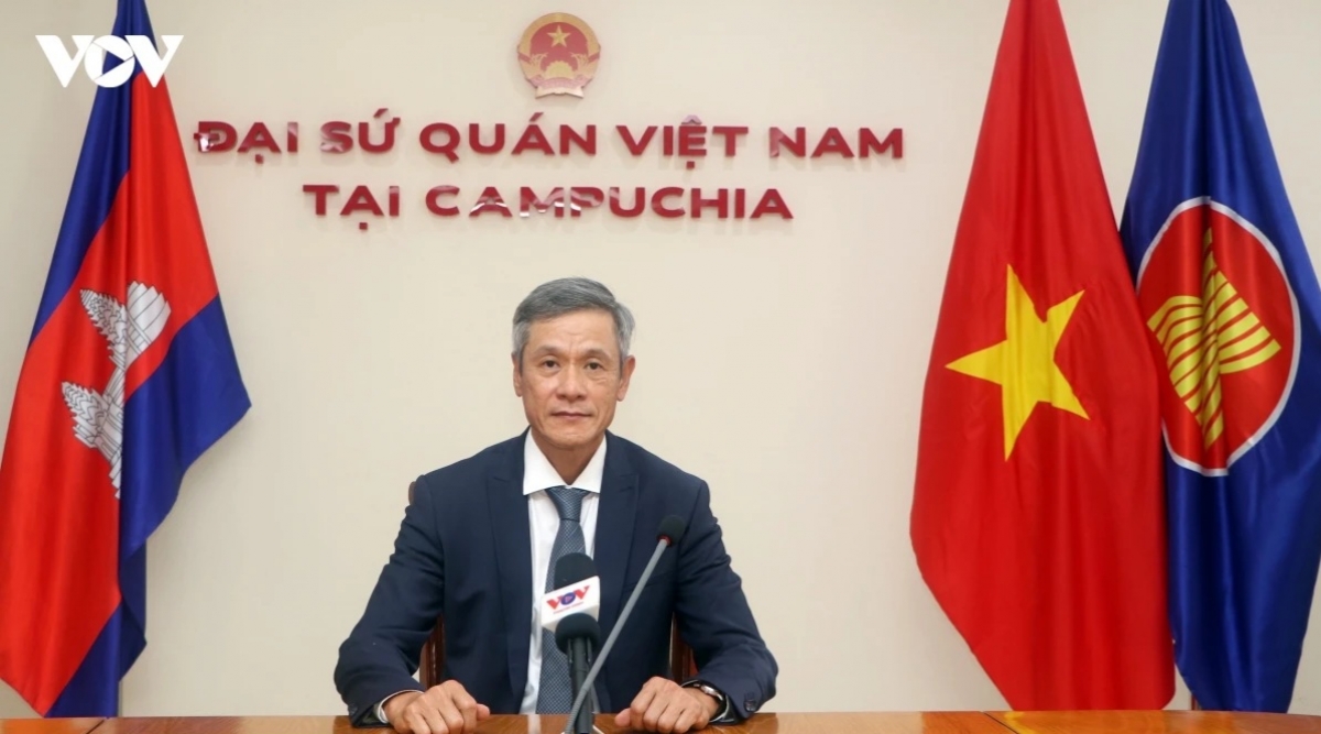 Đại sứ Đặc mệnh toàn quyền Việt Nam tại Vương quốc Campuchia Nguyễn Minh Vũ. Ảnh: VOV