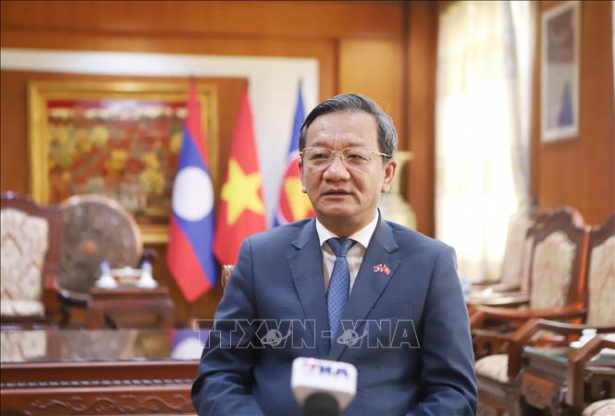 ឯកអគ្គរដ្ឋទូតវៀតណាមប្រចាំនៅឡាវ លោក ង្វៀន មិញ តឹម។ Xuan Tu/អ្នក​យក​ព័ត៌មាន​ VNA ប្រចាំនៅ​ឡាវ