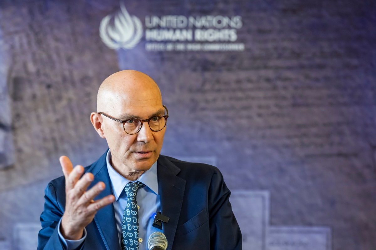 国連のターク人権高等弁務官（写真：Martial Trezzini/Keystone/AP）