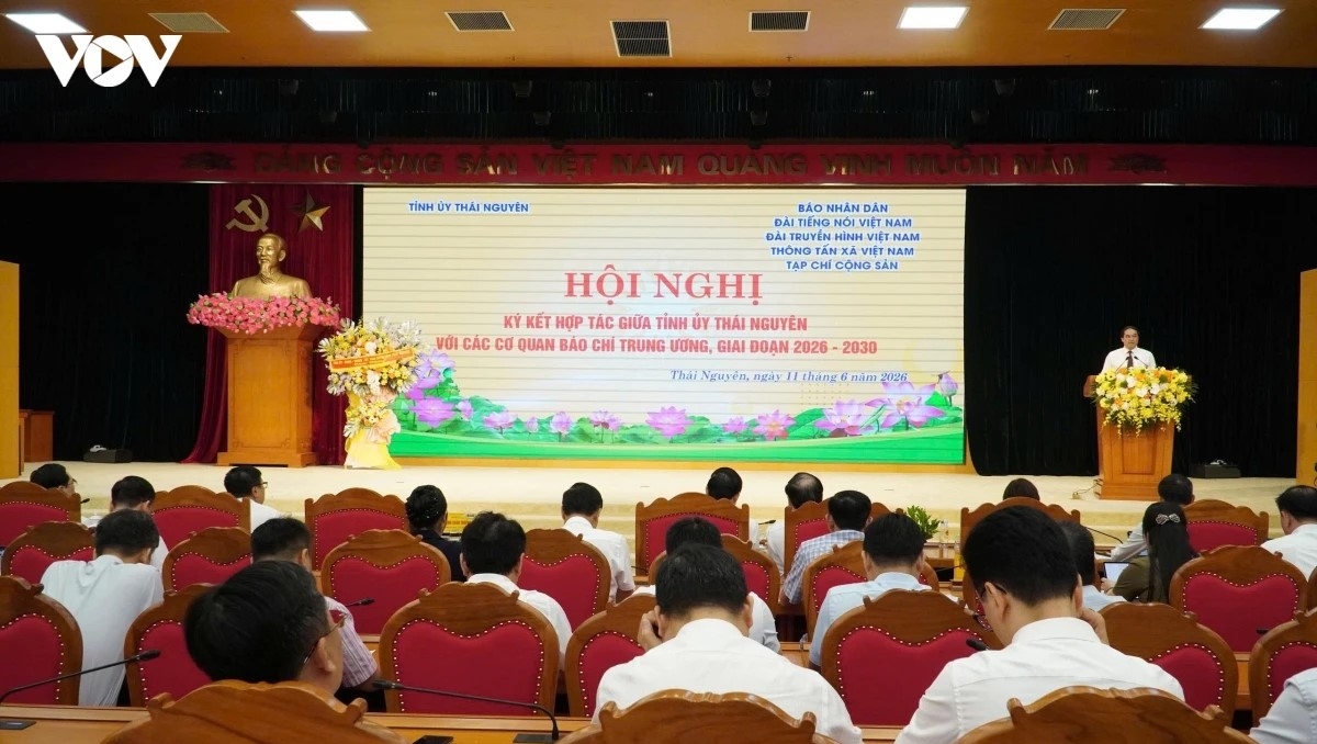 Quang cảnh lễ ký kết. Ảnh: Cao Thắng/VOV