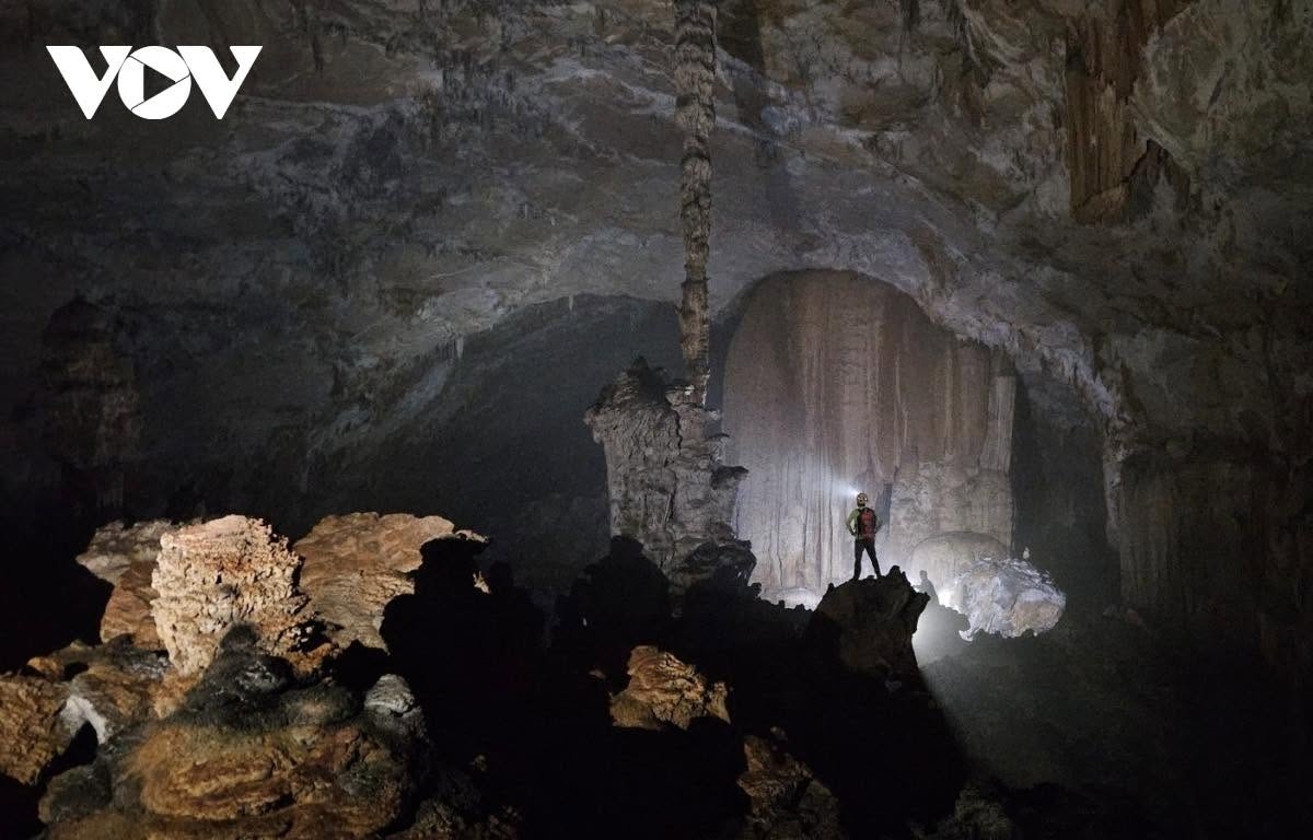 Hệ thống hang động tại Vườn Quốc gia Phong Nha – Kẻ Bàng. Ảnh: VOV