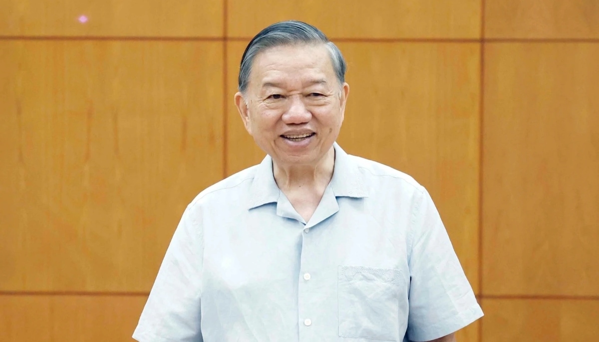 General Secretary and President To Lam emphasizes the urgent need to shift from a "maritime economic mindset" to a "strong national maritime development spatial mindset." (Photo: VNA)