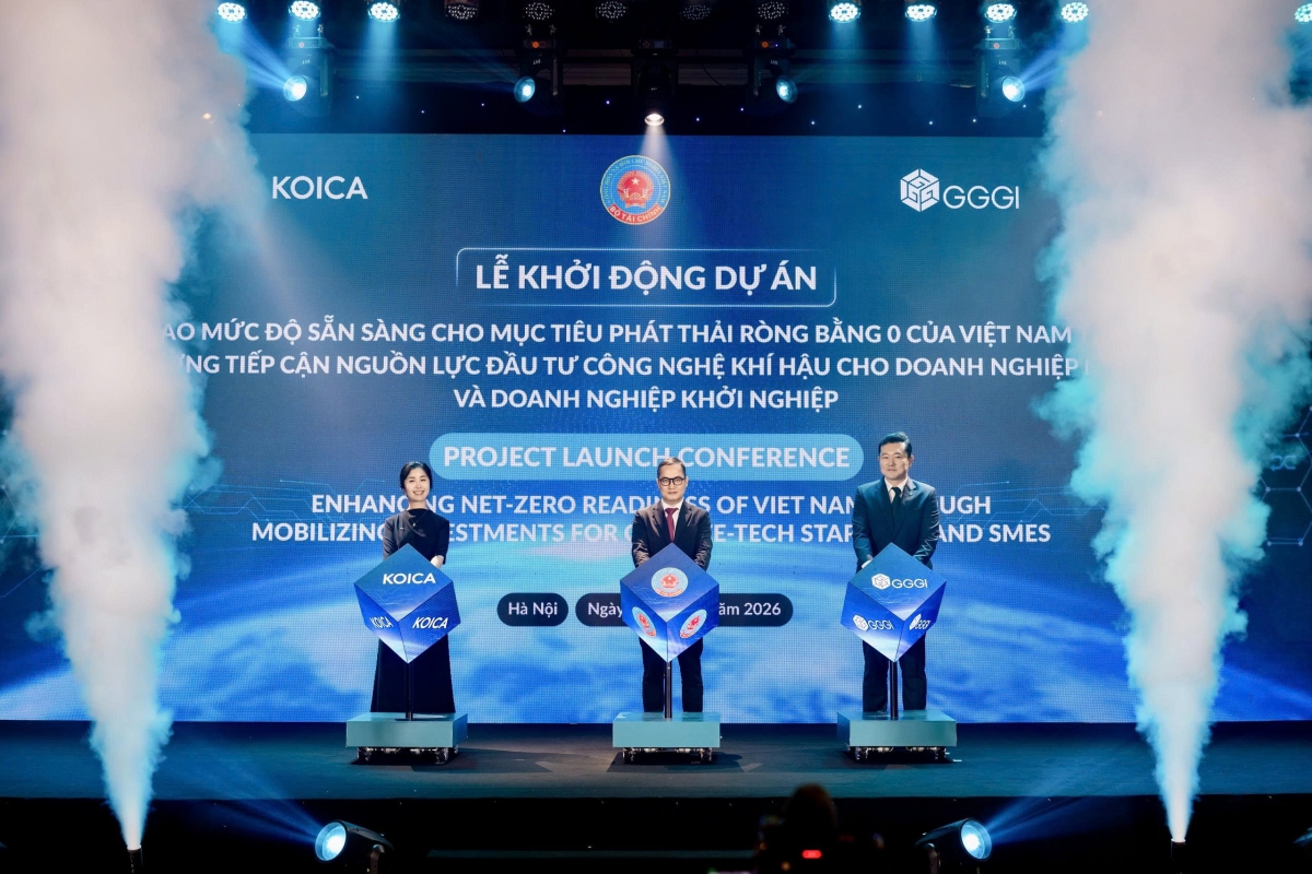 Sự kiện khởi động dự án hỗ trợ doanh nghiệp tiếp cận công nghệ khí hậu.