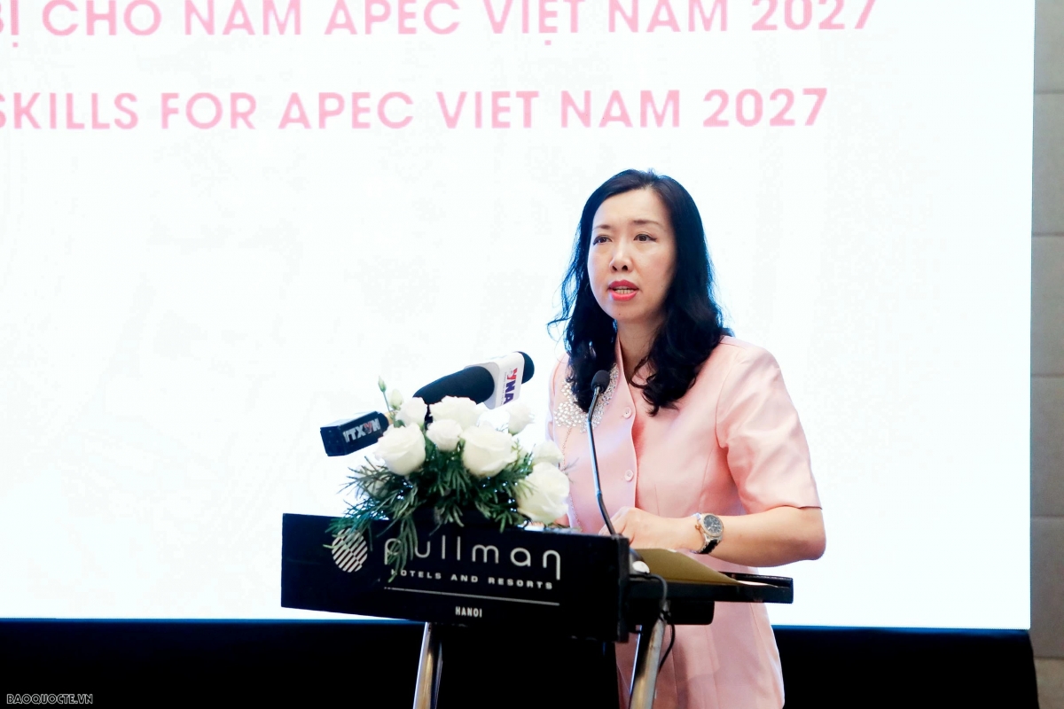 レ・ティ・トゥ・ハン外務副大臣兼APEC広報・文化小委員会委員長（写真： baoquocte.vn）