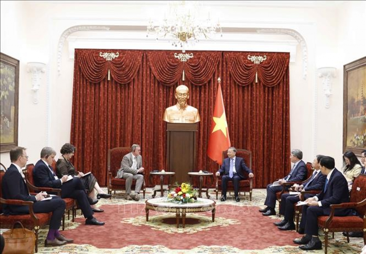 Blick auf das Treffen. (Foto: Thong Nhat/VNA)