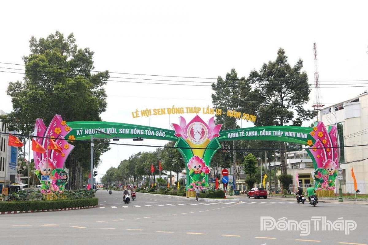 เทศกาลดอกบัวครั้งที่ 3 ถูกจัดขึ้น ณ จังหวัดด่งท้าป  (Photo:baodongthap)