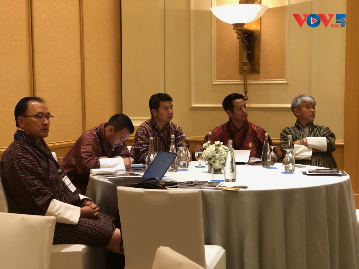 Bhutanische Unternehmen suchen nach Vernetzungsmöglichkeiten mit vietnamesischen Investoren. (Foto: Phi Ha/VOV5)
