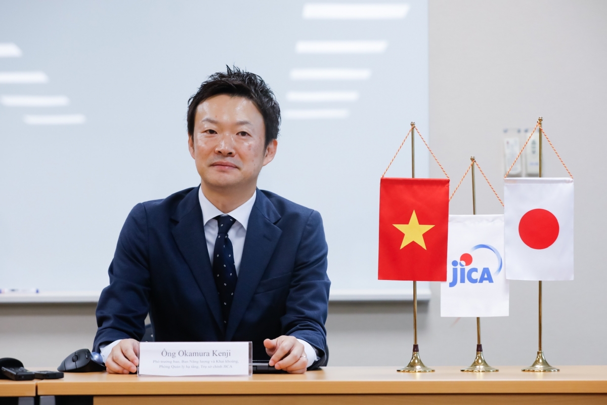 JICA社会基盤部資源・エネルギーグループの岡村健司次長（写真：JICA）