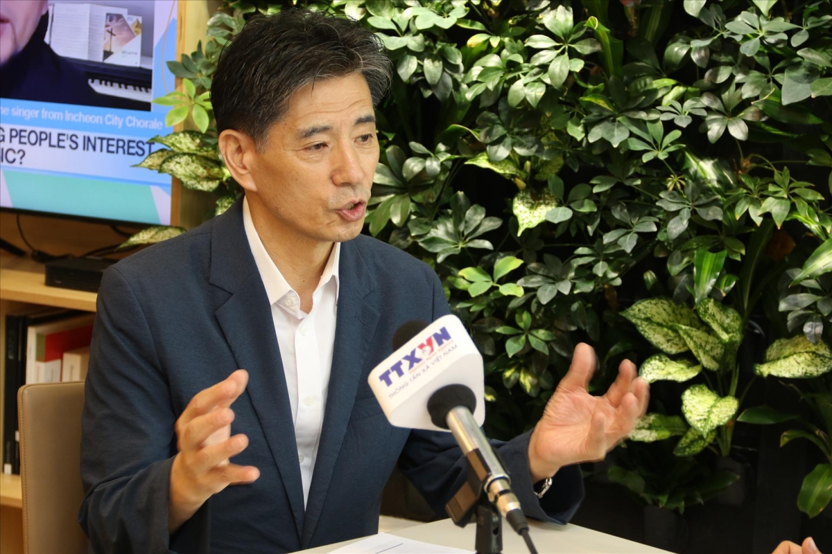 韓国・ベトナム経済文化協会のクォン・ソンテク会長（TTXVN）