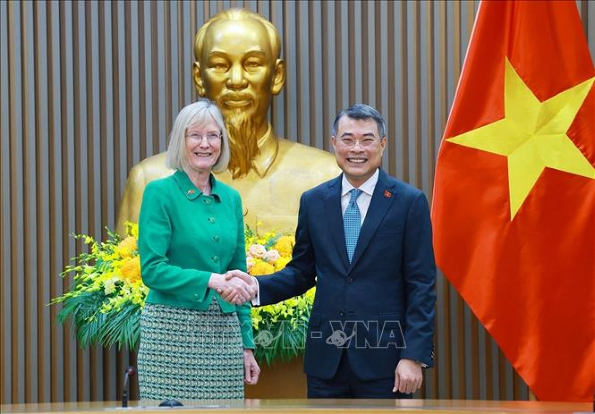 Thủ tướng Lê Minh Hưng tiếp bà Gillian Bird, Đại sứ Australia tại Việt Nam. Ảnh: Dương Giang/TTXVN