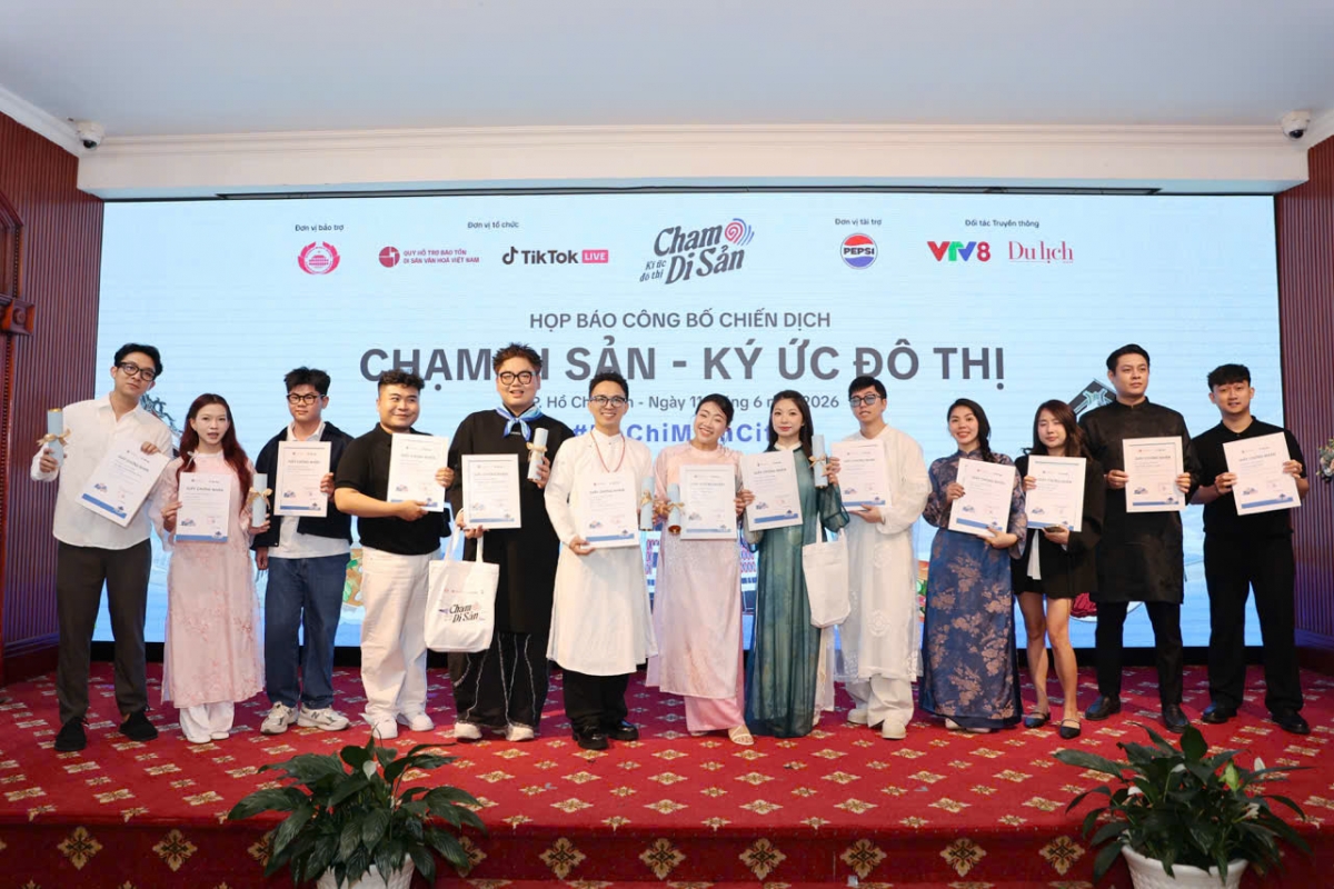 Die digitalen Content-Ersteller werden die Kampagne zur Vorstellung von kulturellem Erbe von Ho-Chi-Minh-Stadt auf den Livestream begleiten. (Foto: Organisationskomitee)