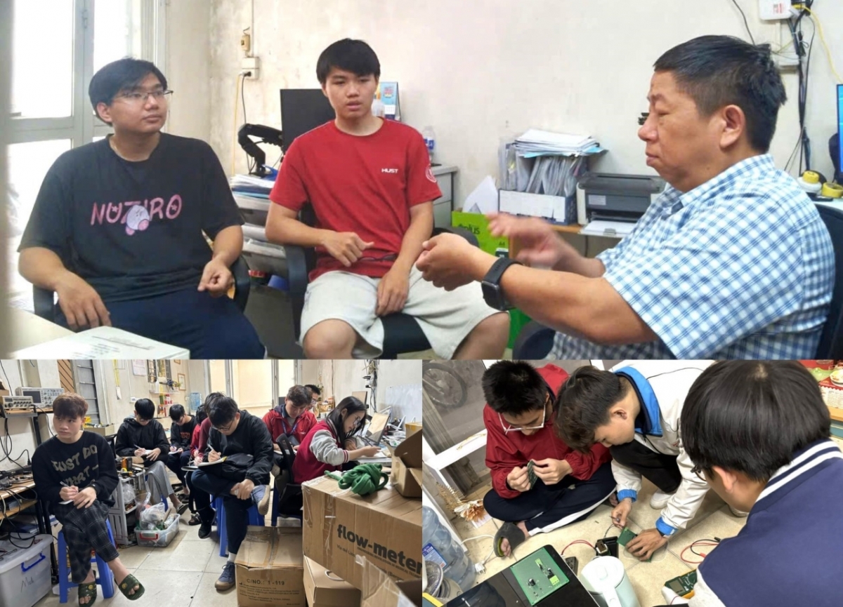 For the past 20 years, Dr. Kien’s home has served as an “innovation workshop” for generations of students. (Photo: Kim Lieu/VOV5)