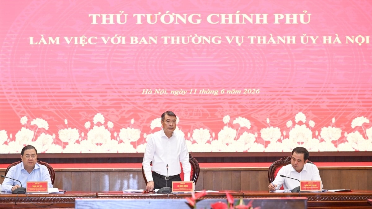 Le Premier ministre Lê Minh Hung. Photo: Lai Hoa/VOV