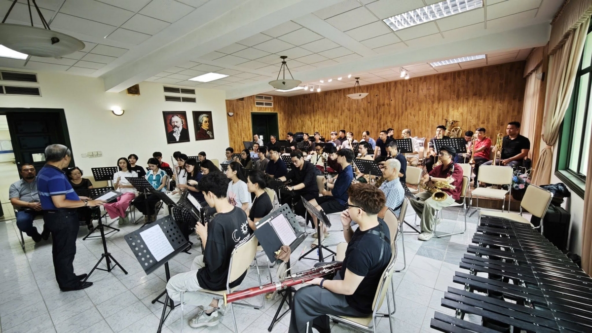 Eine Übung zur Vorbereitung auf das Sonderkonzert. (Foto: Musikakademie)