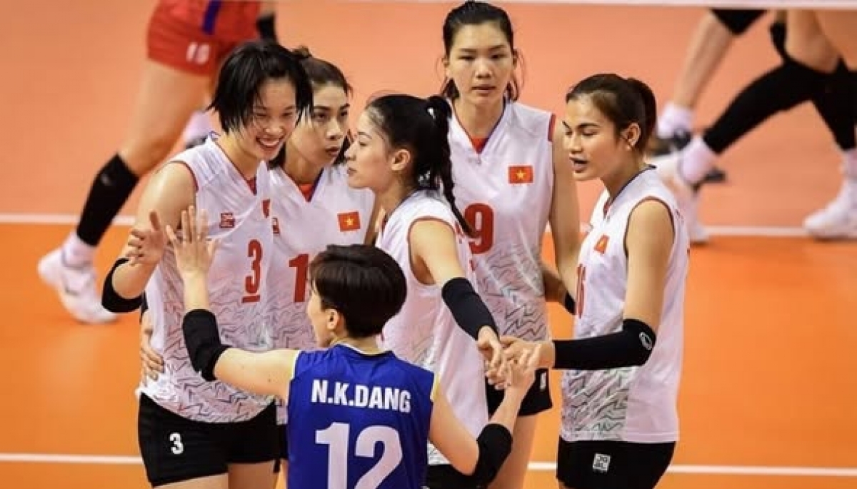 Die Volleyballmannschaft der Frauen bereitet sich derzeit auf die Teilnahme am AVC Women's Volleyball Cup 2026 vor. (Foto: thethaovanhoa.vn)