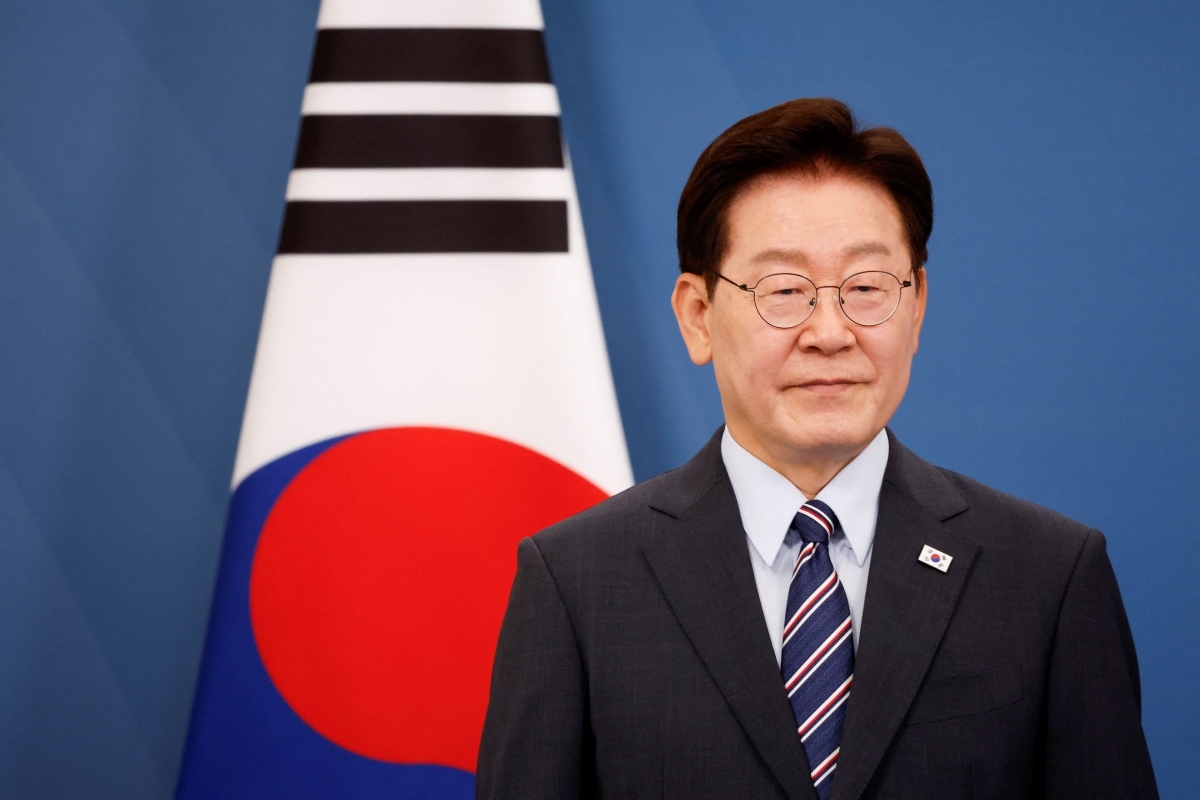 Le président sud-coréen Lee Jae-myung assiste à la signature d'un accord à la Villa Doria Pamphili à Rome, en Italie, le 12 juin 2026. Photo : REUTERS/Remo Casilli