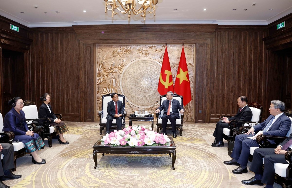 Quang cảnh buổi tiếp. Ảnh: Thống Nhất/TTXVN