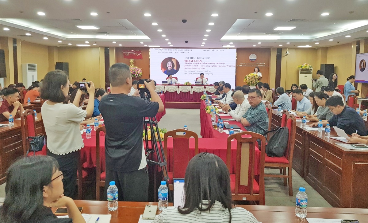 Panorama seminar industri penerbitan di Hanoi. Foto: Ngoc Anh/VOV5
