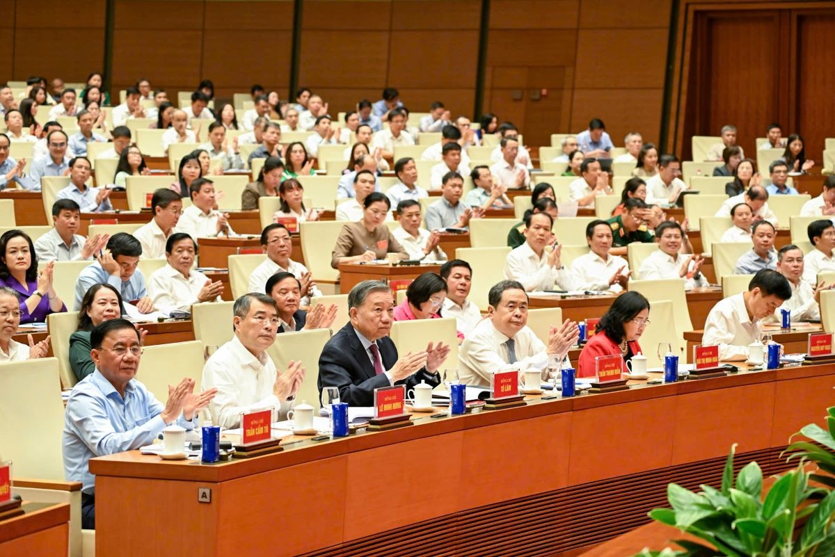 Para delegasi pada konferensi. Foto: VOV