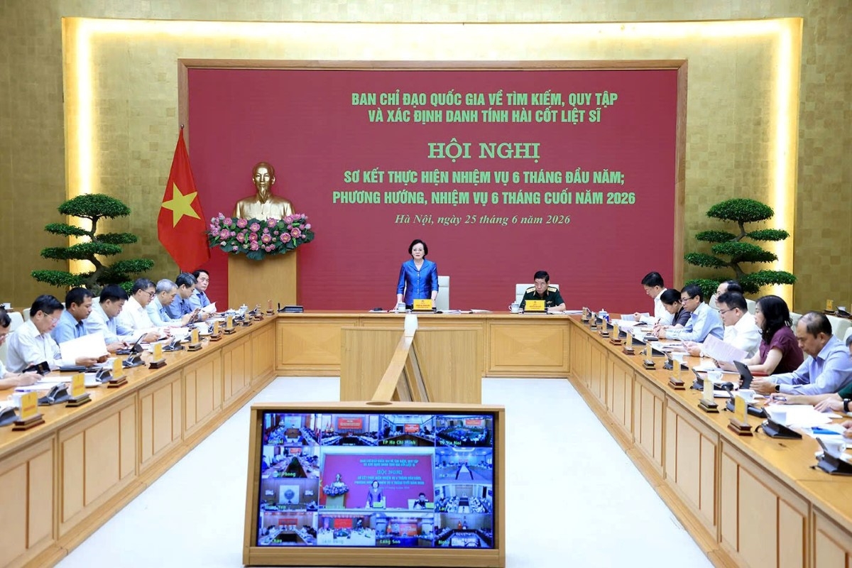 Phó Thủ tướng Phạm Thị Thanh Trà chủ trì Hội nghị. Ảnh: Hà Thảo/VOV