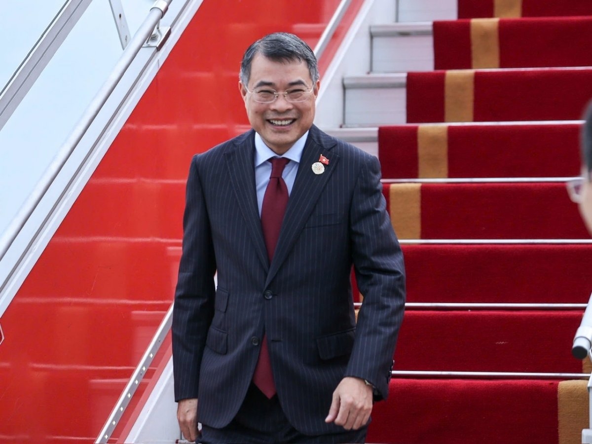 El primer ministro de Vietnam, Le Minh Hung, en el aeropuerto internacional de Noi Bai. Foto: VGP