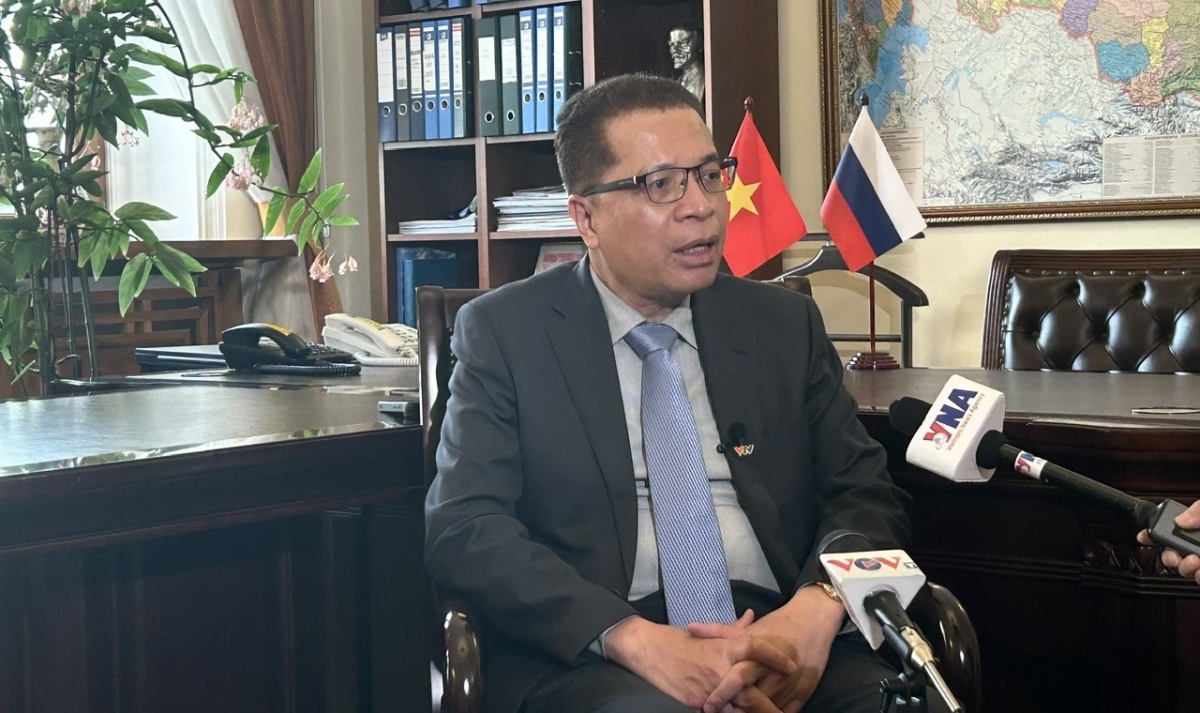Vietnamese Ambassador to Russia Dang Minh Khoi (Photo: Thu Ha/VOV-Moscow)