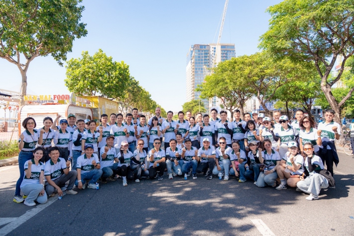 Hành trình xanh bên bờ sông Hàn”, tiếp tục khẳng định cam kết của Carlsberg đối với phát triển bền vững, đồng thời lan tỏa niềm tin rằng những thay đổi tích cực luôn bắt đầu từ những hành động thiết thực mỗi ngày. Ảnh BTC cung cấp