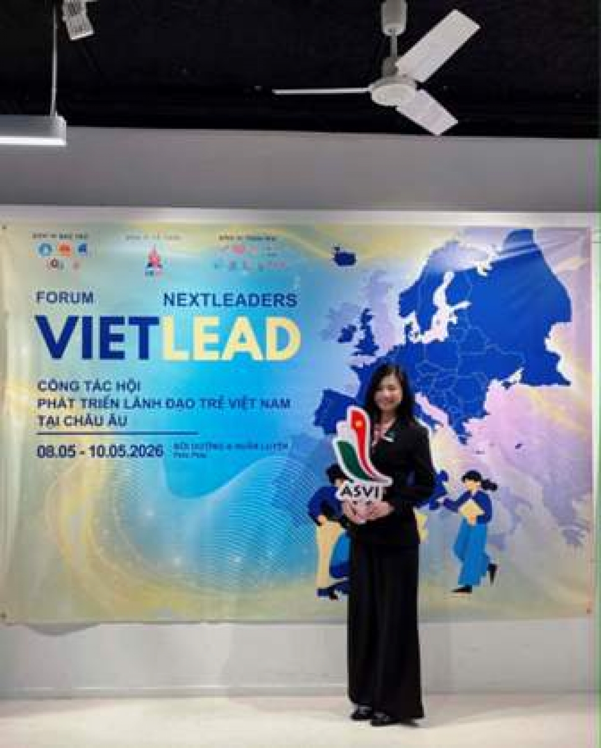 Chị Vũ Bích Diệp, người Việt tại Italia. Ảnh: NVCC